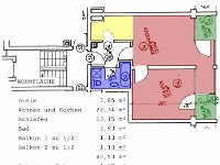 Grundriss Farbe